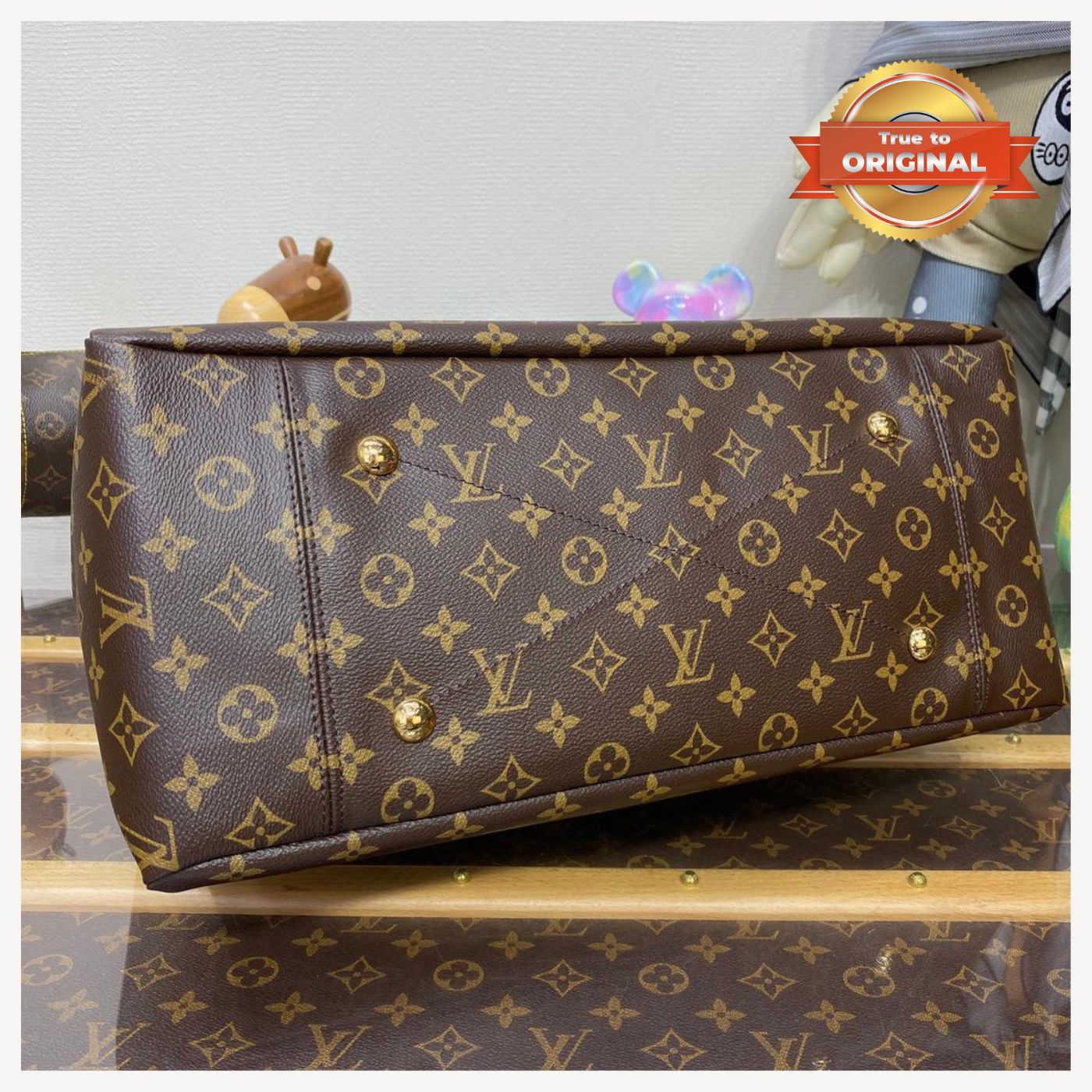 [True-to-ORIGINAL] Louis Vuitton Artsy MM Monogram Canvas Brown For Women 16.1in/41cm